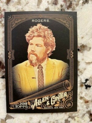 2018 TOPPS ALLEN GINTER X BASEBALL BASE CARD JEOPARDY CHAMP AUSTIN ROGERS #161