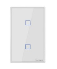 SONOFF 2Gang Smart WiFi Wall Light Timing Switch APP Remote Control W2T4