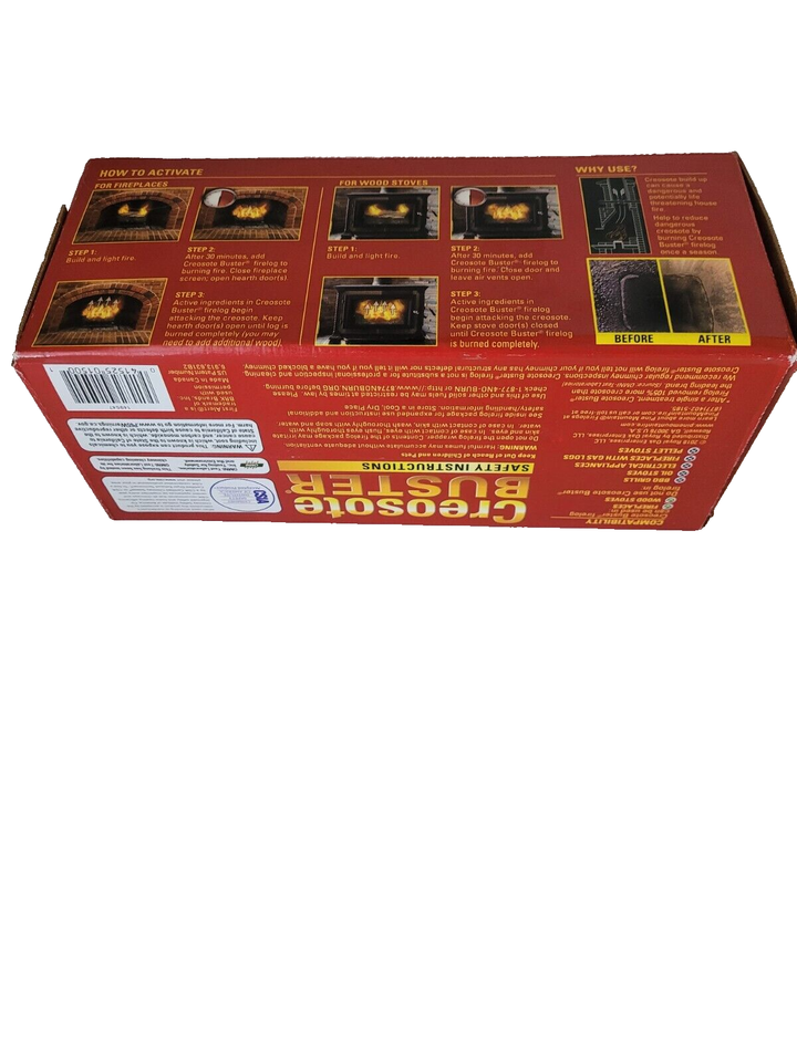 Pine Mountain Creosote Buster Chimney Cleaning Firelog, up to 40 fires