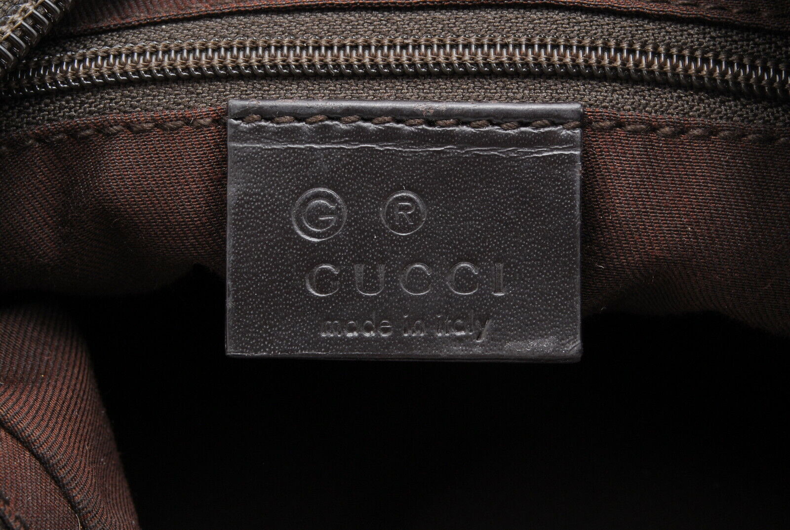 GUCCI 143744 Authentic Shoulder Hand Bag GG Canvas Black Brown 【Rank AB】  Japan