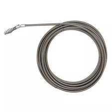 1/4" x 25 ft. Drop Head Cable: Plumbing Snake for Drain Cleaning