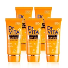Dr. Vita Triple Functional Vitamin Sunscreen | SPF50+ PA+++ | 50g x 5 | Whitenin