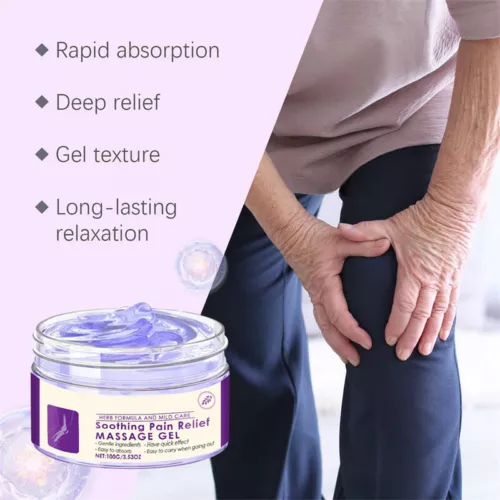 Kresin Joint Pain Gel Purple Gel, Kresin Soothing Pain Massage Gel Neck 100g 1-5 - Picture 5 of 17