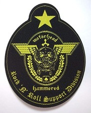 motorhead rock "n" roll support division WOVEN PATCH