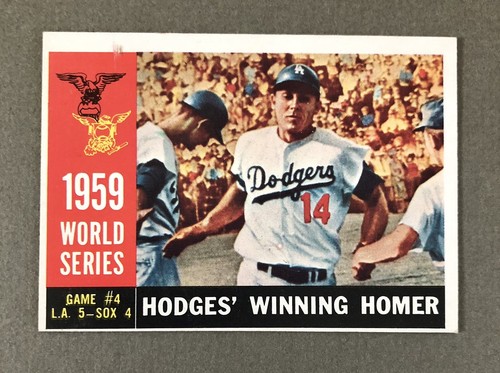 1960 Topps #388 - 1959 World Series Game #4 EX-EXMINT *TTC CARDS*