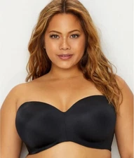CURVY COUTURE Black Hue Smooth Multi-Way Uplift Bra, US 38G, UK 38F, NWOT