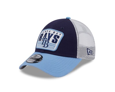 Casquette Trucker New Era 9Forty - Tampa Bay Rays - Noir - Taille Unique - Neuf Avec étiquettes