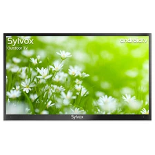 SYLVOX 75" 4K UHD  Outdoor TV Android TV 1000nit Water Resistant  Partial Sun