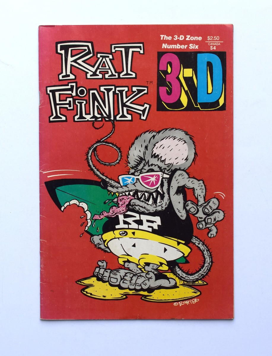 RAT FINK 3-D Comic (3-D ZONE #6). July, 1987 | eBay