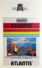 Atari 2600 Replacement Label - Imagic - Atlantis