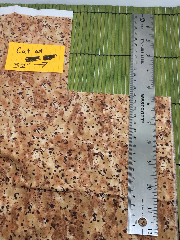 Tecido SSI Country Home Anna Krajewski marrom textura tonal 3/4 jardas algodão - Imagem 4 de 4