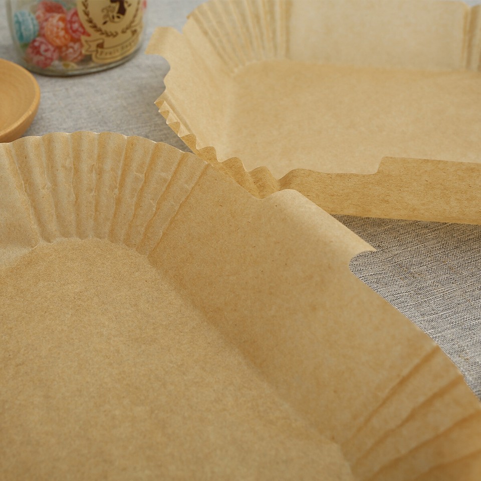 100Pcs Air Fryer Parchment Paper Square Air Fryer Paper Liner NonStick