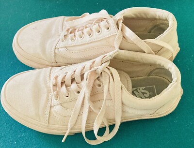 Vans Old Skool Shoes Peach Size Womens Still In