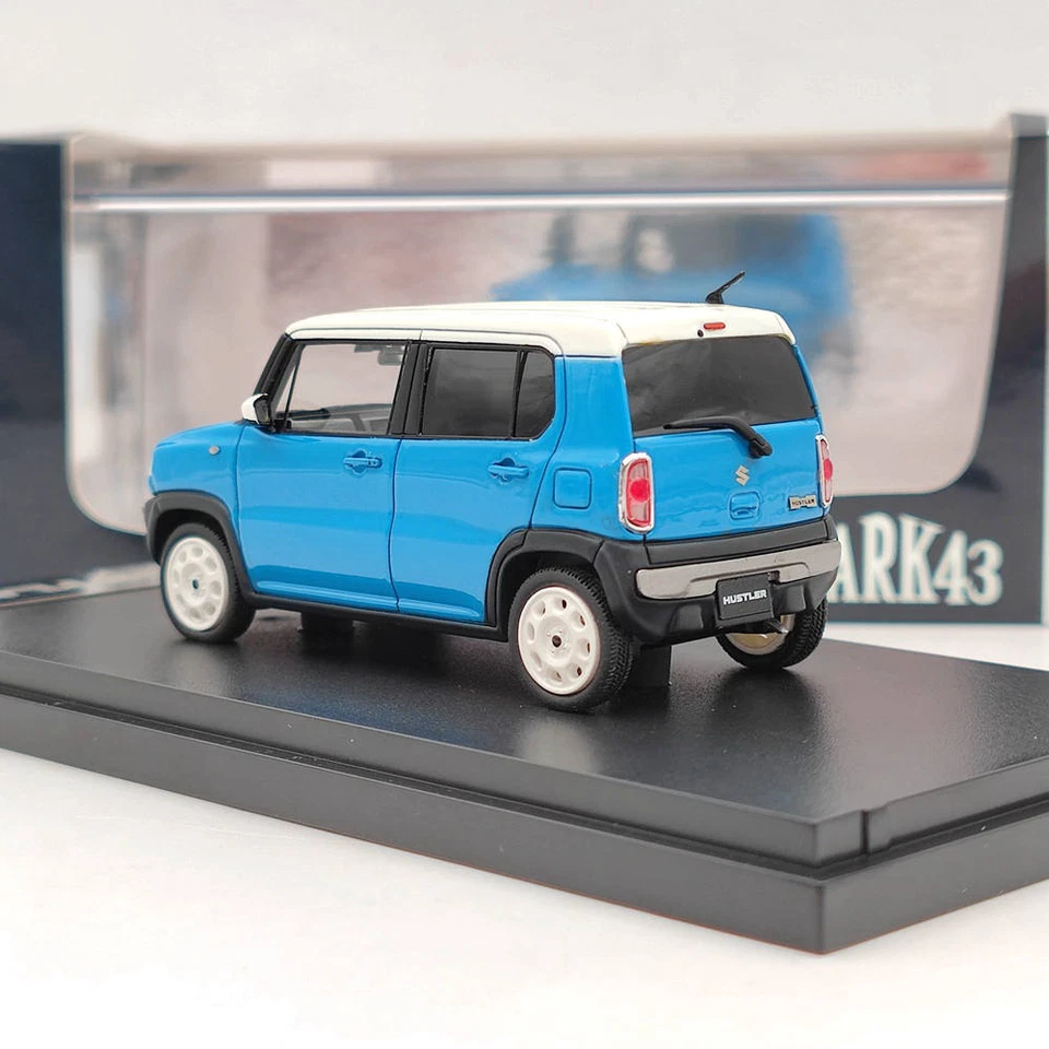Mark43 1/43 Suzuki Hustler G Blue PM4388GBL Resin Model Car Limited Collection - Image 3 of 4