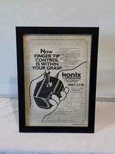 KONIX SPEEDKING 1985 AMSTRAD SPECTRUM C64 ANNUNCIO GIOCO INCORNICIATO A4 8X12"