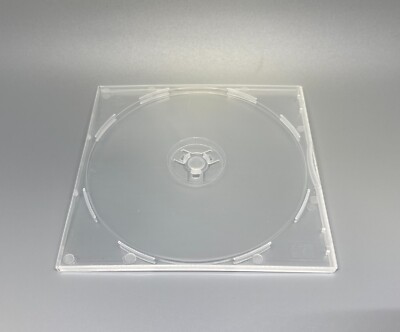 SALE! 200 PCS 5.2MM SLIM SUPER CLEAR SINGLE POLY CD CASE W/SLEEVE, NO TAB, HM5