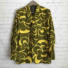 Rare First Break Sports Coat Hawaiian Blazer Jacket 36 R Sandwich Isles 1960s