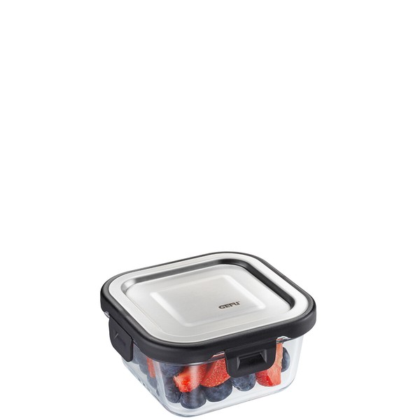 Frischhaltedose Milo 300Ml Glas Vorratsdosen Frischhaltedosen Deckel Lock KüChe-image