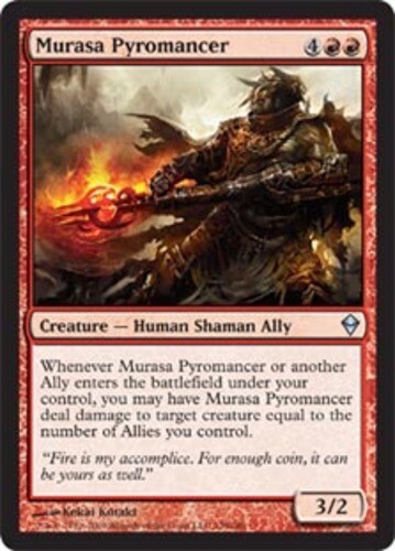 MTG - Murasa Pyromancer - Foil - Zendikar - NM, English Magic FLAT RATE SHIP - Picture 1 of 1