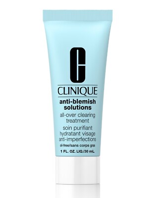 Clinique Anti-Blemish Solutions All Over Clearing Treatment Oil Free 1.0 OZ NIB