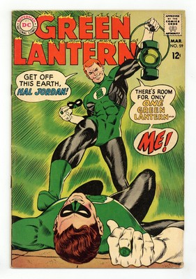 Green Lantern #59 GD+ 2.5 1968 1st app. Guy Gardner