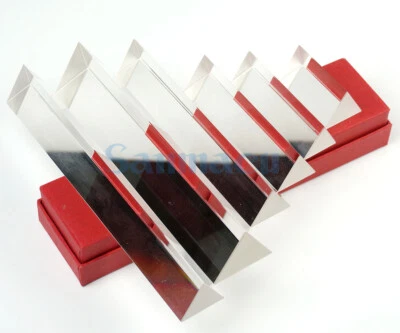K9 Crystal Triangular Prism Physics Optical Instruments Experiment Without Box