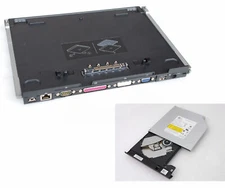 Port Replicator PR09S with DVD-Burner RS-232 Parallel for Dell Latitude D430 5
