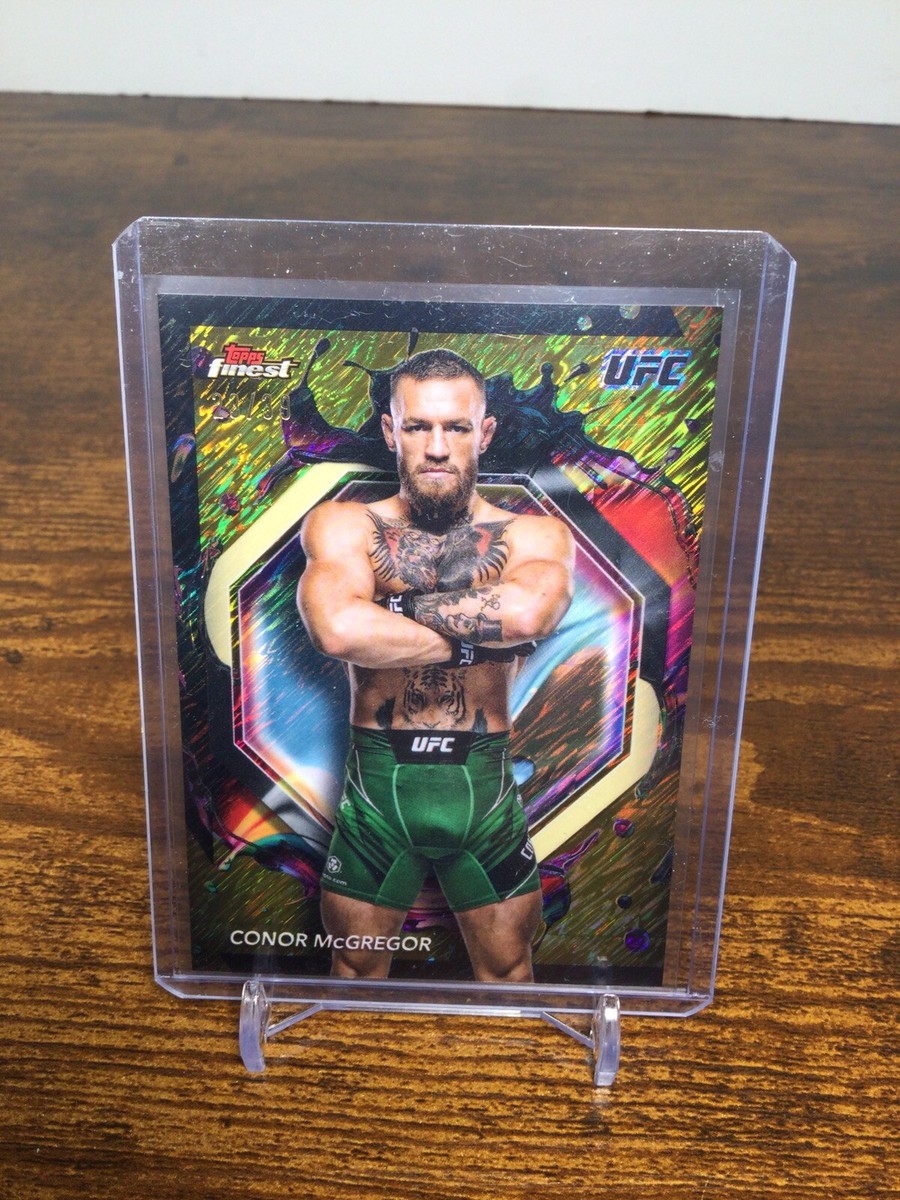 2024 Topps Finest UFC Conor McGregor Gold Shimmer #'d 23/39 Rare