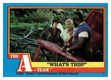 1983 Topps The A Team Original TV Show Card 45 Whats This Plane B A Baracus