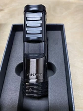 Xikar Tactical Single Jet Flame Cigar Lighter - Gunmetal Black - 551GMBK - New