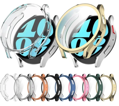 STRAP WAREHOUSE Samsung Galaxy Watch6 Watch 6 Case 40mm 44mm TPU Screen Protector Cover Shell