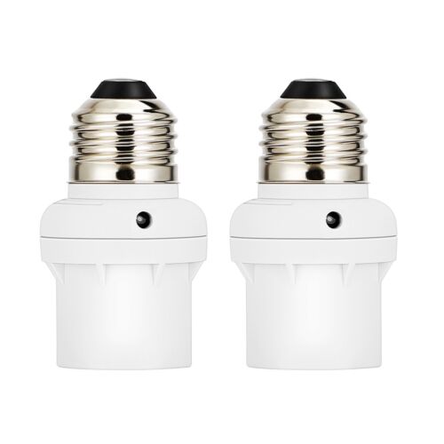 DEWENWILS 2 Pack Dusk to Dawn Bulb Socket Outdoor Automatic Light Sensor Socket - Bild 1 von 7