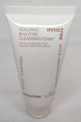 Innisfree Volcanic BHA Pore Cleansing Foam Salicylic Acid Exfoliating 5.07 fl oz