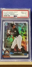Osiris Johnson - 2018 Bowman Chrome Draft Refractor   PSA 10  