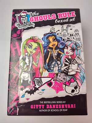 Monster High ~ The Ghouls Rule Box Set by Gitty Daneshvari ~ 3 Volume Hardcover