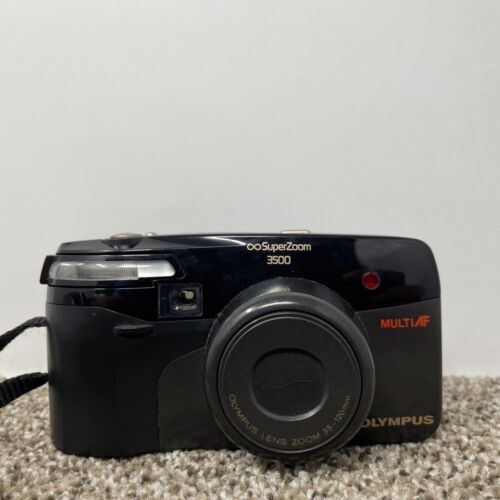 Cámara Olympus Super Zoom 3500 dlx 35mm sin probar para piezas - Imagen 2 de 11