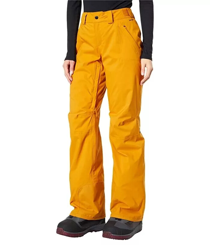 The North Face Snow Pants Women's 2XL Orange Freedom Wide Leg Ski