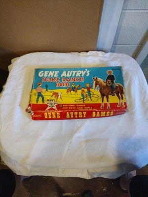 Vintage Gene Autry's Dude Ranch Game By Built Rite 1950's 