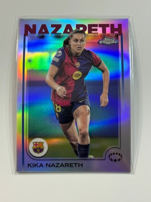 2024-25 Topps Chrome Women's UWCL Refractor #8 Kika Nazareth