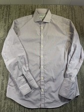 Charles Tyrwhitt Dress Shirt Mens 16 32/33 Multi Check Extra Slim Non Iron LS