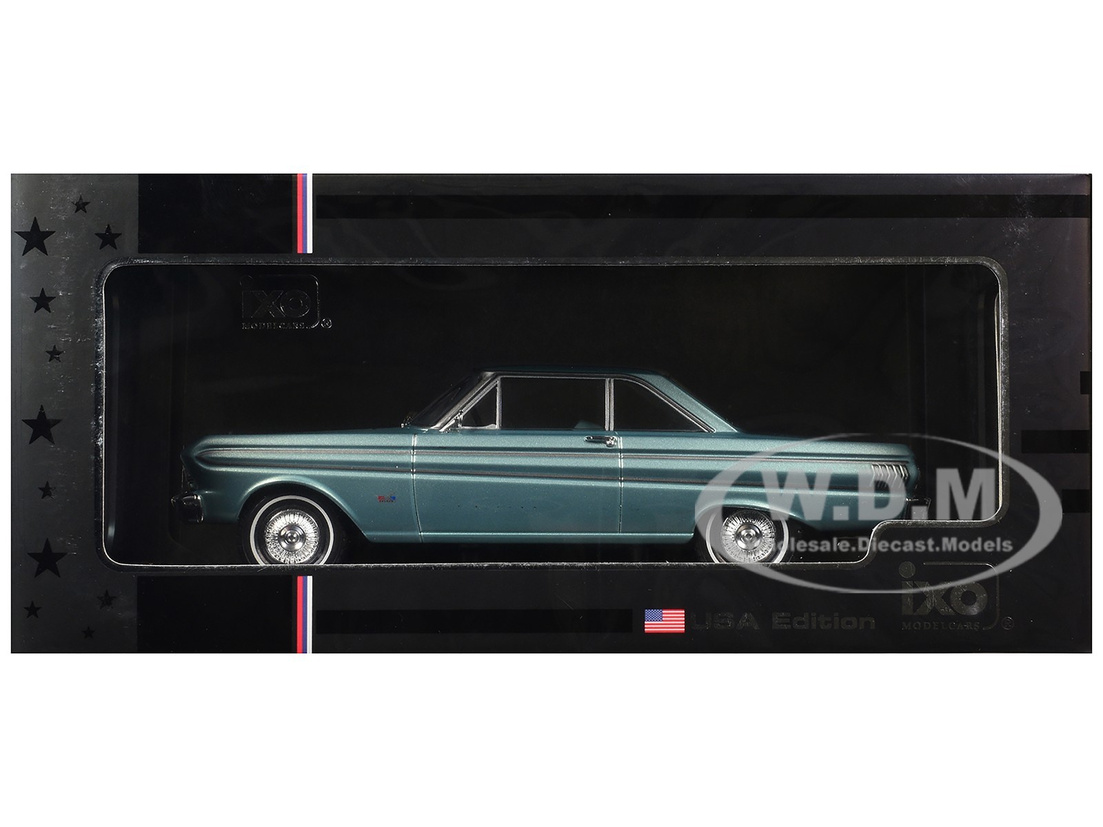 1964 FORD FALCON DYNASTY GREEN 1/24 DIECAST MODEL CAR BY IXO U24RDC005