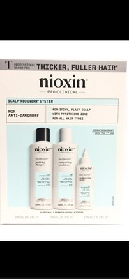 Nioxin Scalp Recovery Trio Set For Anti-Dandruff (Shamp/Cond/Serum), 6.7,6.7&3.3