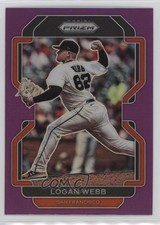 2022 Panini Prizm Tier II Purple Prizm Logan Webb #112 0t2