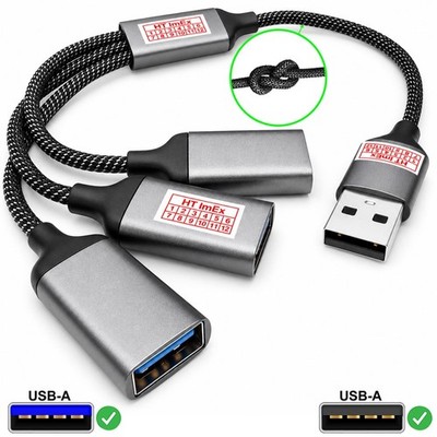 OTG Charging USB-C to drei USB-A Female Splitter Hub Power Cable Adapter Cable