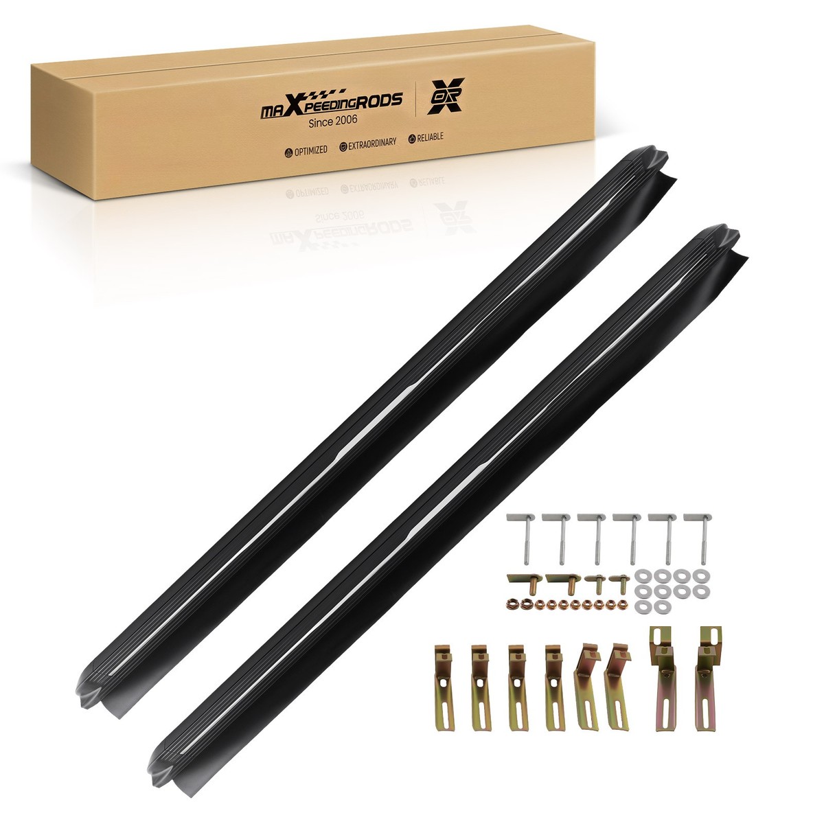 Non-Slip Running Board Nerf Bars for Toyota Sienna LE XLE 2021