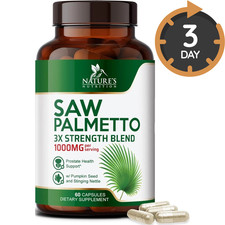 Saw Palmetto for Men 1000MG - Stinging Nettle and Pumpkin Seed Extract Prostate