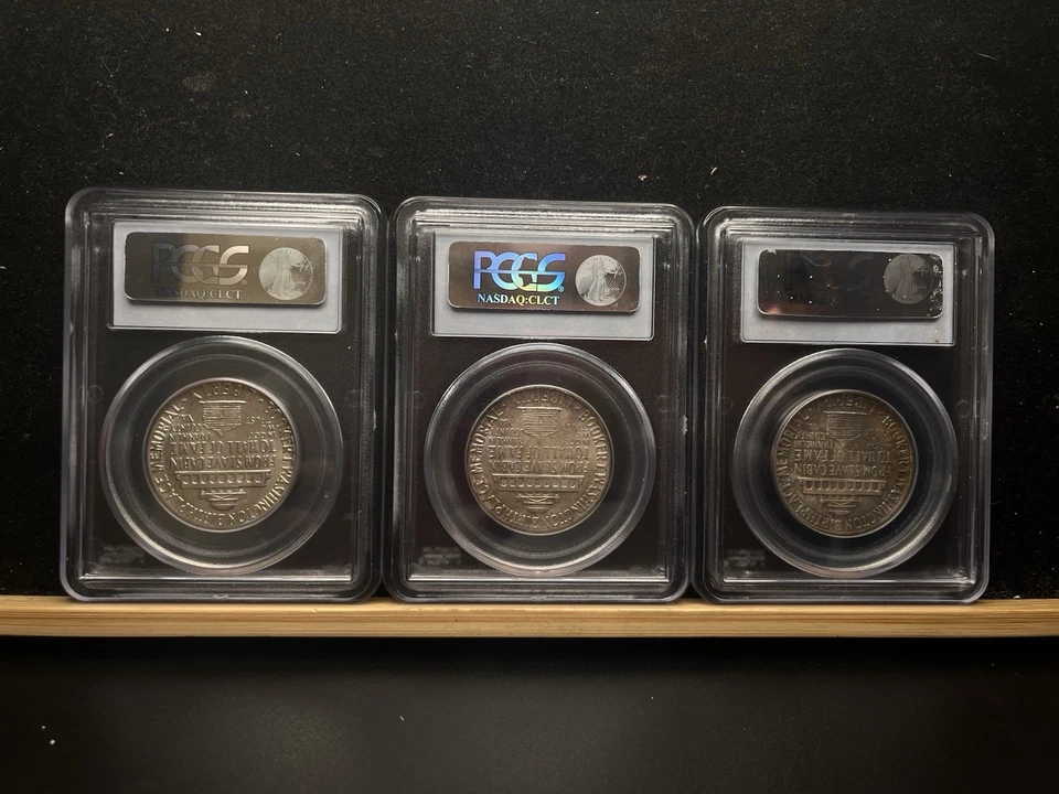 Booker T Washington 1946 P/D/S Set MS66 PCGS Guttag Family CDN Wholesale $170 - Image 2 of 2