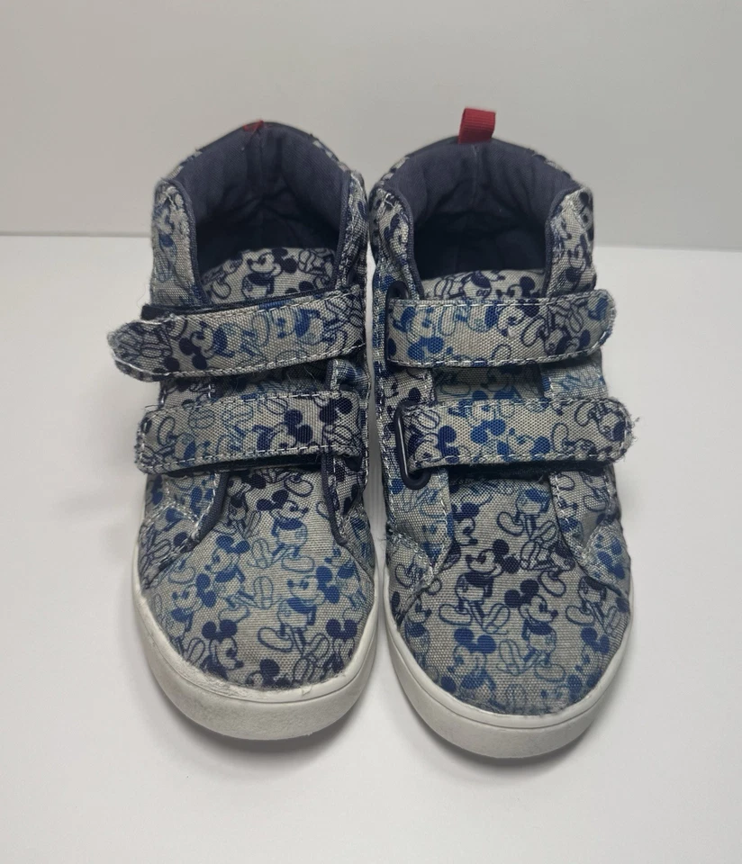 Zapatillas altas Baby Gap Disney Mickey Mouse niño pequeño talla 9 zapatos Disney Foto 3 de 4