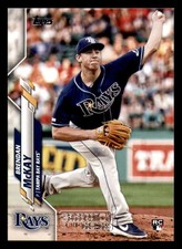 2020 Topps Celebration of the Decades Parallel # 69 Brendan McKay RC - Tampa Bay