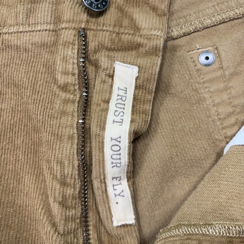 Orvis 1856 Herren fünf Taschen dünne Wale Cord Baumwolle Stretch braun Hose 38x31 - Bild 6 von 16